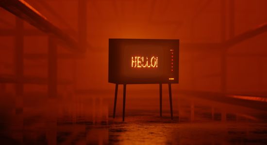 Picture of an old tv with 